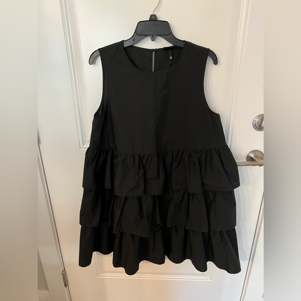 Who What Wear Dress Little Black Peplum Dress